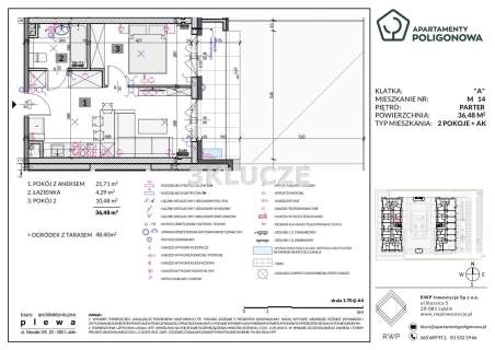 PROMOCJA 2 pokoje Apartamenty Poligonowa