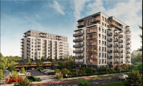 2-pokojowe mieszkanie z dużym balkonem /44m2.