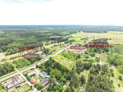 Działka budowlana z WZ, 7km od Ostrowca