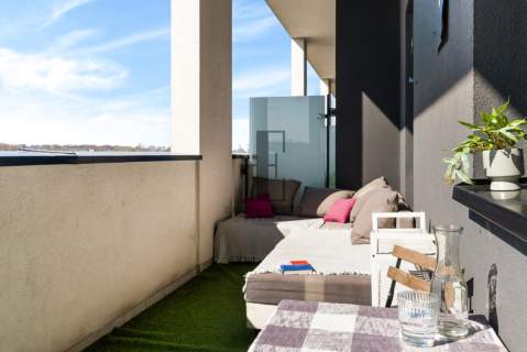 Loggia 16,5m2 Piękne zachody Panorama Garaż