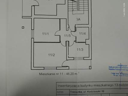 Sprzedam mieszkanie 2 pokoje 46,2 m - Trzcianka
