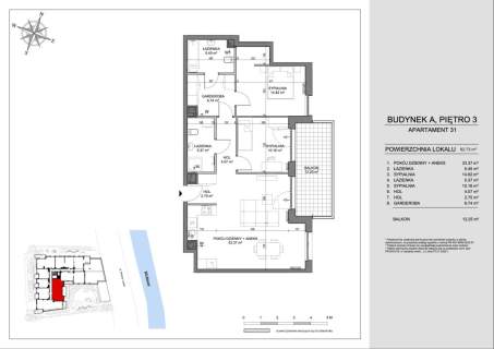 Trzypokojowy Apartament w Centrum Gdańska