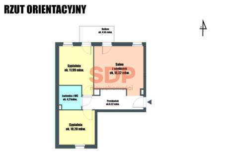 3 pokoje do aranżacji balkon komórka i miejsce post. w cenie...