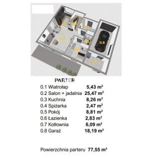 Komfortowe osiedle nowoczesnych domów w Zawadzie 