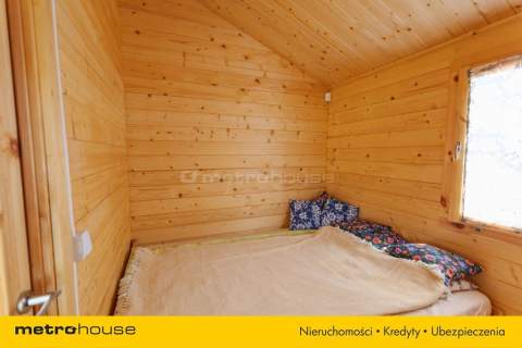 Nowy drewniany domek i 2000m2 działki budowlanej