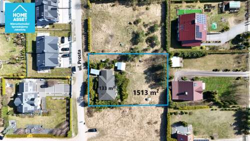 Dom 133m2 BOHO-Azyl w Zbychowie 1513m2 działka