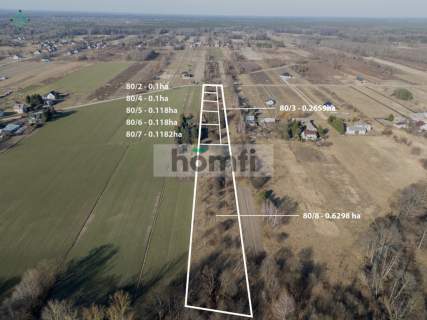 Działka budowlana - 1180m2 - objęta MPZP