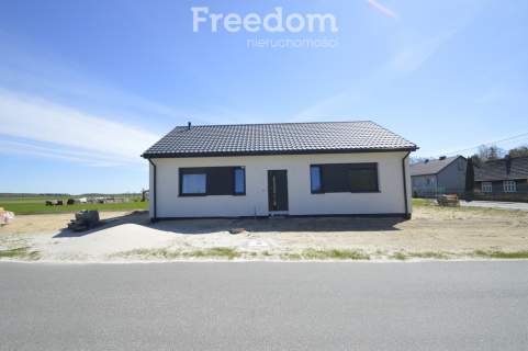 Nowy dom parterowy 82 m2, 4 pokoje w gm. Czastary