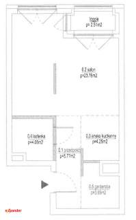 Gotowe budynek Midori House projekt gratis 2 pokoje 5 piętro