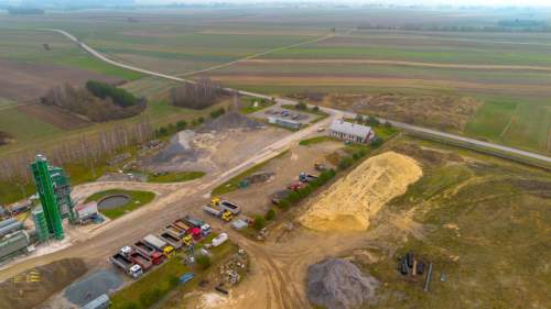 Wytwórnia Mas Bitumicznych, Baza ok. 11ha obok S19