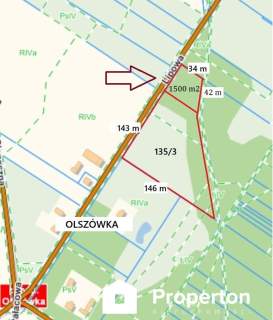 Działka Olszówka blisko Mszczonów Żyrardów SunTago