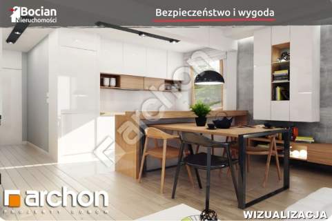 Nowoczesny bliźniak w stanie deweloperskim-Banino