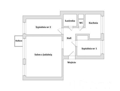 3/4 Pokoje 57,86 m2 Skierniewice Wagnera