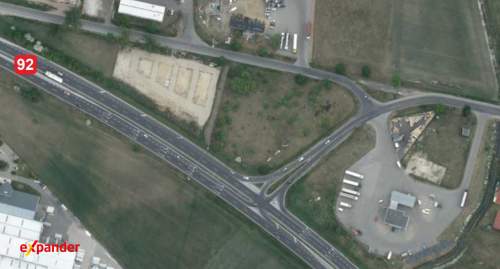Działka 5701m2 pozwolenie na budowę hali przy DK92 Września Psary...