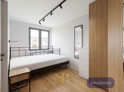 Nowy Dwór Maz. 47m2 3 pokoje z gabinetem balkon