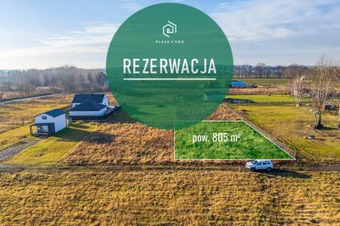 Działka 805 m2 Falęcin MPZP