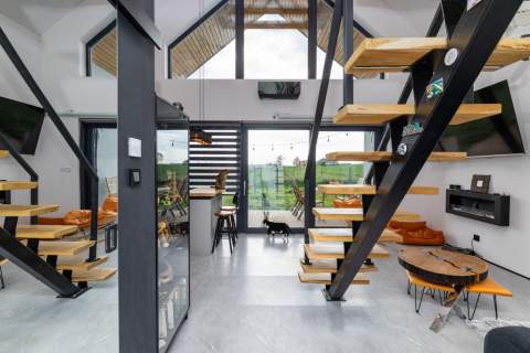 Dom energooszczędny w stylu loft 