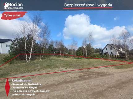 Płaska uzbrojona działka Dobry dojazd Szemud