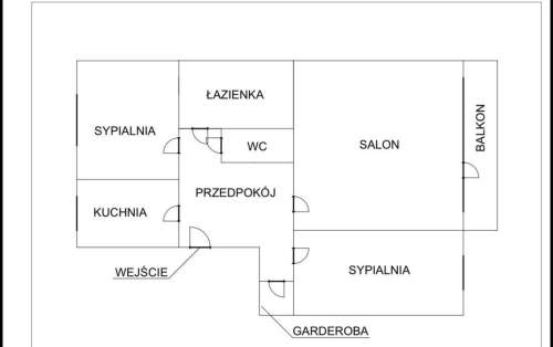 3 pokoje osobna kuchnia 60 m garaż
