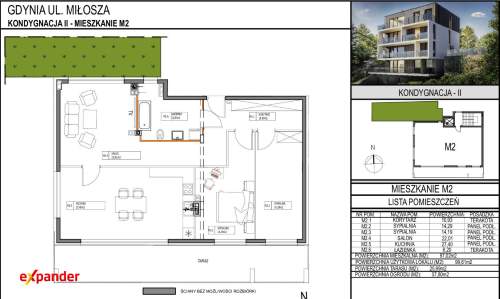 Apartament premium Kameralny budynek Widok