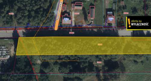 Działka inwestycyjna 5900 m przy zalewie