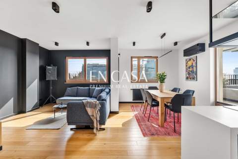 Apartament na Woli z charakterem 130 mkw, 2 tarasy