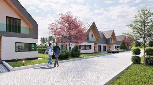 Nowoczesne domy bliźniacze 154 m działka 500m 