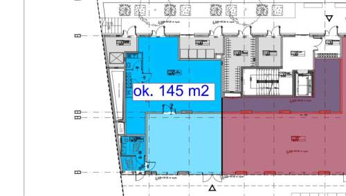 Lokal o pow. 145 m2 z witrynami Centrum
