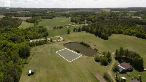 Gołubie Działka 1501 m przy jeziorze Zamkowisko