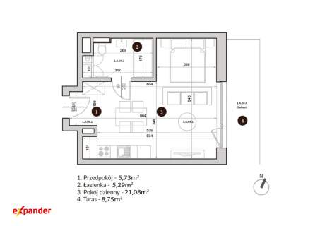 Apartament przy linii brzegowej- Mielno