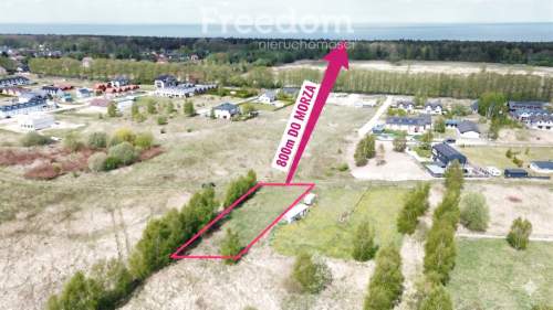 Działka budowlana w Mielnie, 800 m od morza