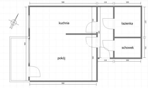 Mieszkanie 41m2 Białoprądnicka