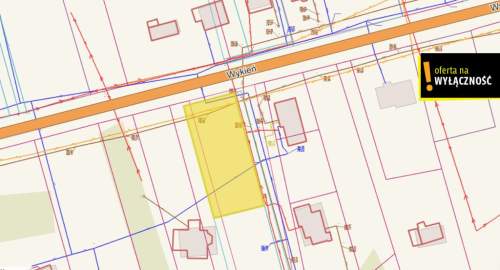 Działka budowlana 991 m Tumlin-Wykień