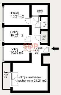 Czteropokojowe słoneczne mieszkanie w nowej inwestycji