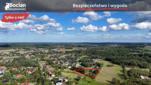 Malownicza, płaska, uzbrojona działka- Koleczkowo 