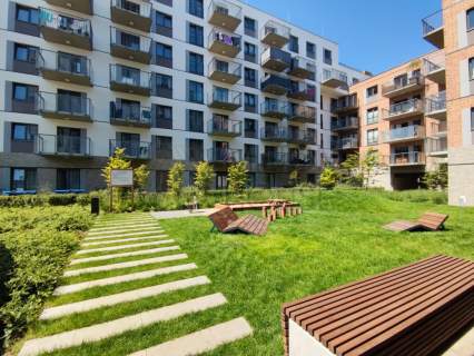 Nowy blok Metro Miejsce postojowe Balkon