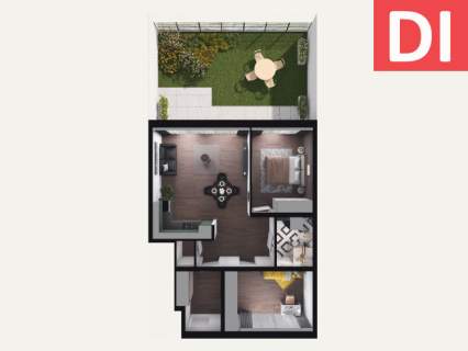 Apartament z ogródkiem 62,66 m2 ul. Sandomierska