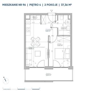Mieszkanie dwupokojowe z tarasem bez pcc