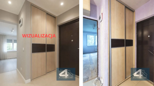 3Pokoje Balkon Wolność Do remontu