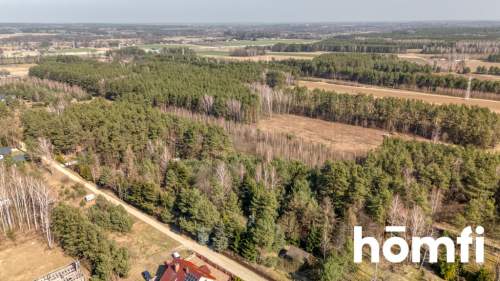 Rosanów - Zalesiona działka budowlana 2500 m2