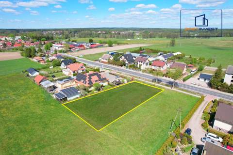 Działka budowlana 1256 m przy trasie mazurskiej - MPZP