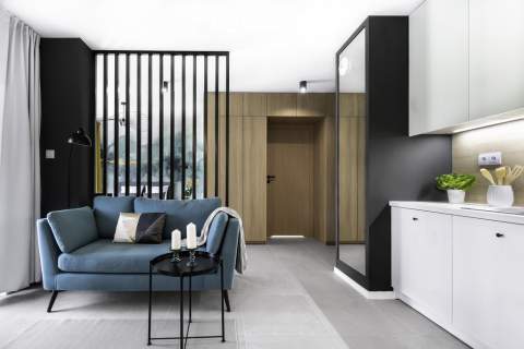 Nowoczesne studio 35m2 Hoffmanowej Garaż
