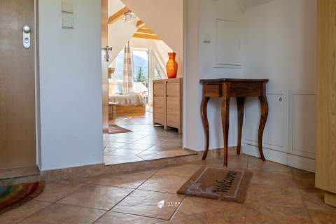 Gotowy apartament z kominkiem i panoramą Tatr