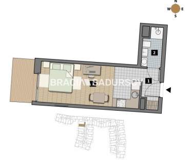 Dostępne mieszkania od 25m2 do 63m2. 