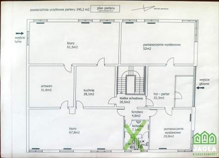 700m2 nowoczesny biurowiec Brzoza 10km Bydgoszcz