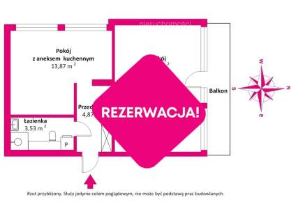 Pięknie urządzone 3 pok. z widokiem, zapraszam.