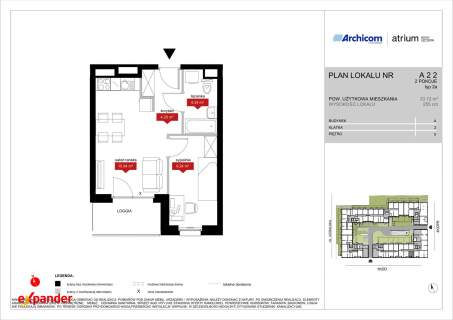 2 pokojowe I 33,72m2 I Szczepin
