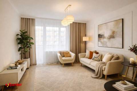 46 m po remoncie 3 piętro Balkon