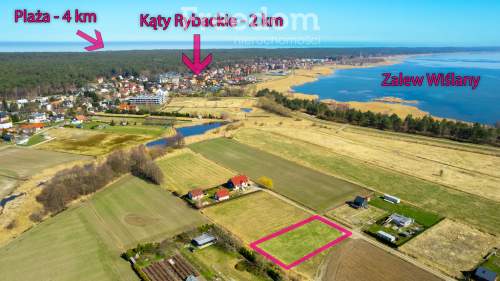 Działka budowlana na dwa domy - Zalew i Bałtyk 