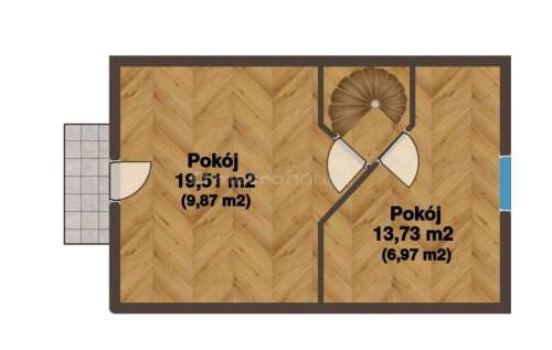 Dom w pięknej okolicy nad cichym jeziorem
